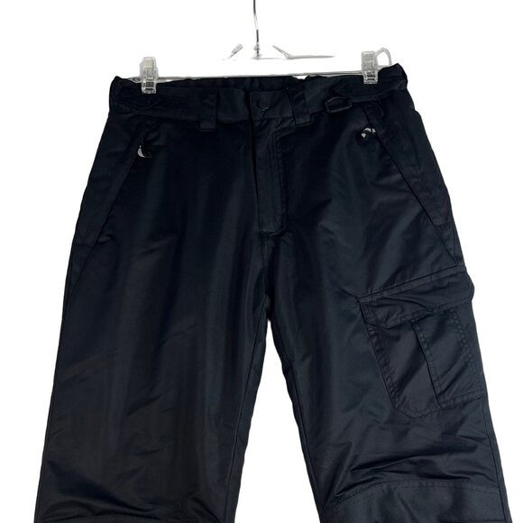 AQ Snow Pants Mens Medium Black Snowboard Sledride Ski - Picture 3 of 11